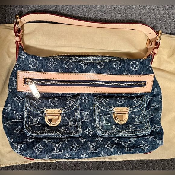 Louis Vuitton BRAND NEW Vintage Monogram Denim Baggy PM Circa 2005 - Picture 2 of 13